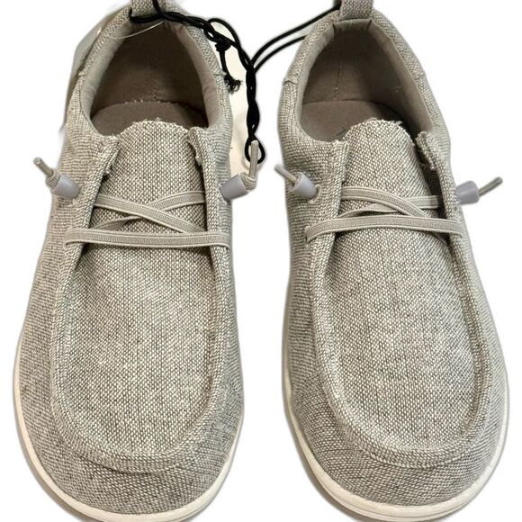 Thereabouts Big Boys Tepic Jr Slip-On Shoe - Grey Taupe, Size 5 - Picture 2 of 11